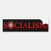 socialisme bumpersticker (Voorkant)