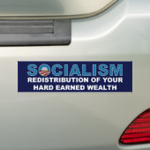 socialisme bumpersticker (Op auto)