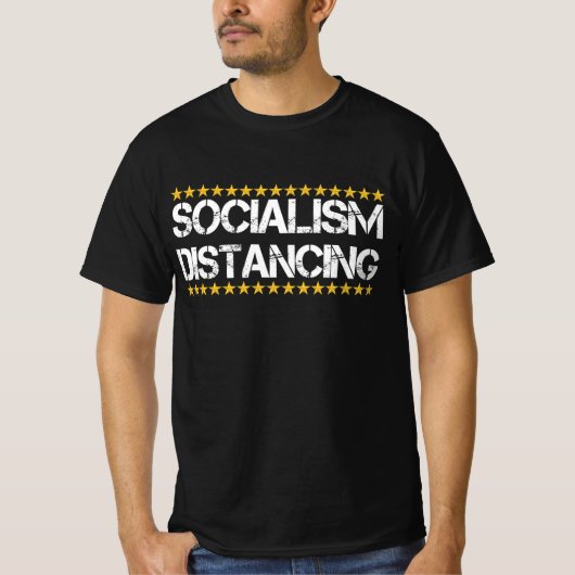 Socialisme distantiëren t-shirt (Voorkant)