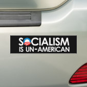 Socialisme is Amerikaans Bumpersticker (Op auto)