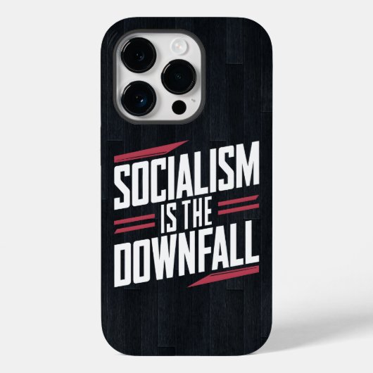 Socialisme is de ondergang en kapitalisme is macht Case-Mate iPhone case (Achterkant)