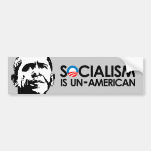 Socialisme is niet-Amerikaans Bumpersticker
