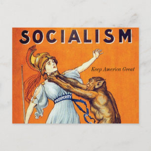 socialisme politieke vakantie Briefkaart
