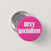socialisme ronde button 3,2 cm (Voorkant /achterkant)