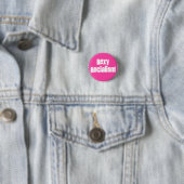 socialisme ronde button 3,2 cm (In situ)