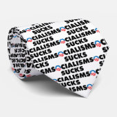 Socialisme Sucks Stropdas (Opgerold)