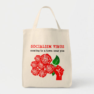 Socialisme viruszak tote bag