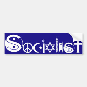 Socialistische bumpersticker