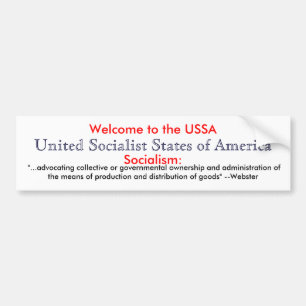 Socialistische definitie bumpersticker
