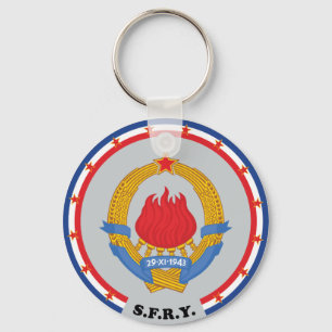 Socialistische Federale Republiek Joegoslavië Emb Sleutelhanger