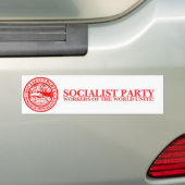 Socialistische Partij Verenigde Staten Bumpersticker (Op auto)