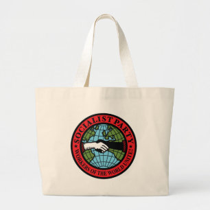 SOCIALISTISCHE PARTIJ VS GROTE TOTE BAG