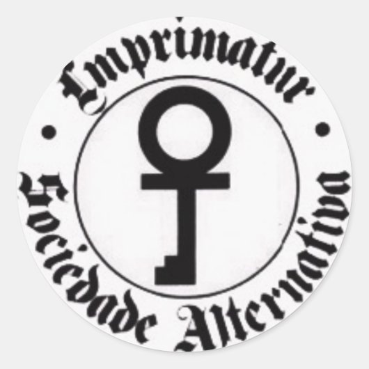 Sociedade Alternativa Ronde Sticker (Voorkant)