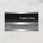 Société carte de visite Black Silver White (Devant)