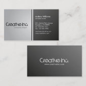 Société - cartes de visite (Devant / Derrière)