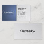 Société - cartes de visite (Devant / Derrière)