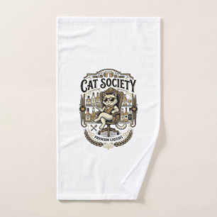 Société de chats Bar à alcool humour Vintage vecte