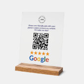 Société de code QR de critiques Google pour entrep (Angle)