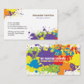 Société de peinture, Peintre, Artiste, Carte de vi (Devant / Derrière)