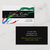 Société de peinture professionnelle moderne Carte  (Devant / Derrière)