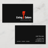 Société de peinture professionnelle moderne Carte  (Devant / Derrière)