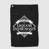 Société des passionnés de Liquor Serviette de golf (Devant)