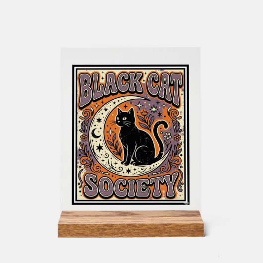 Société du chat noir Chat noir Art vectoriel vinta (Recto)