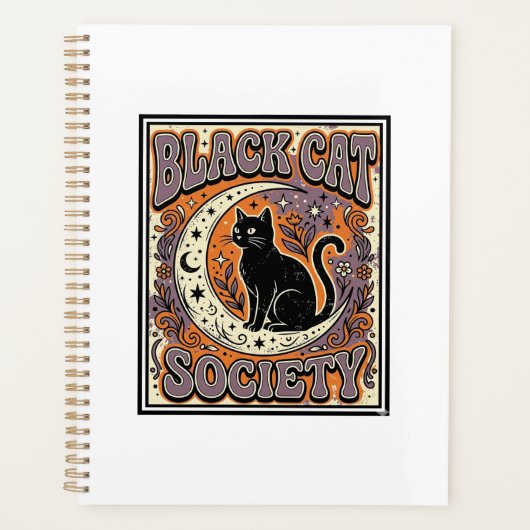 Société du chat noir Chat noir Art vectoriel vinta (Devant)