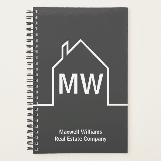 Société immobilière Realtor gris personnalisé (Devant)