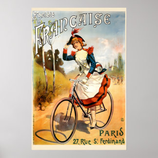 Societe La Francaise Fietsposter Poster