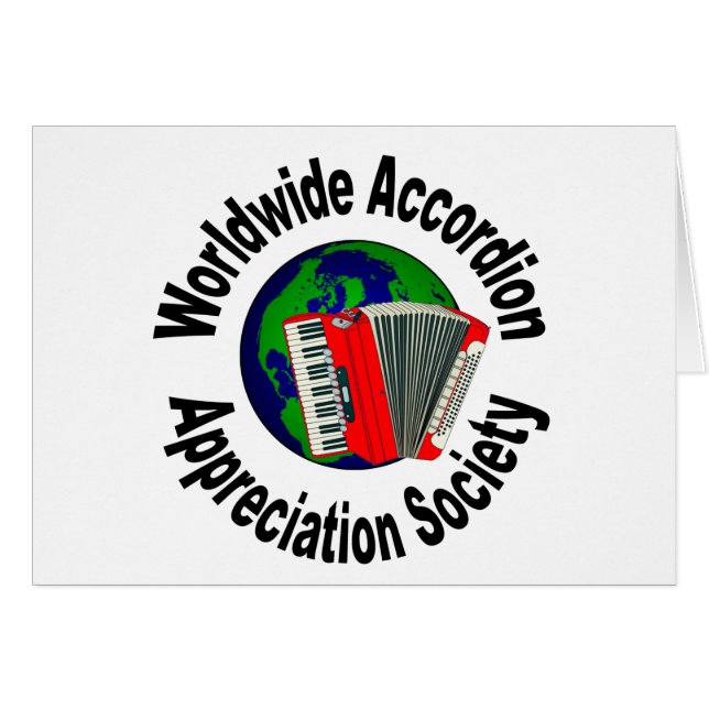 Société mondiale d'appréciation d'accordéon (Devant horizontal)