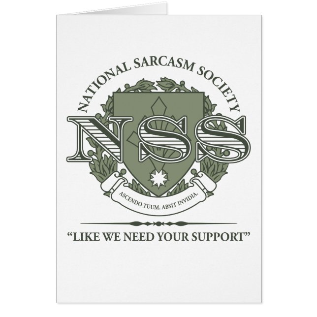 Société nationale de sarcasme (Devant)