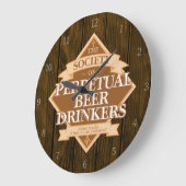 Société Perpetual Beer Drinkers Grande horloge (Angle)