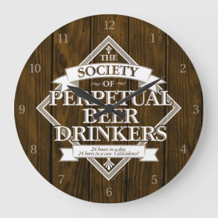 Société Perpetual Beer Drinkers Grande horloge
