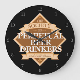 Société Perpetual Beer Drinkers Grande horloge