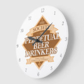 Société Perpetual Beer Drinkers Grande horloge (Angle)