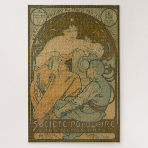 Société Populaire des Beaux-Arts – Alphonse Mucha Legpuzzel