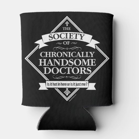 Society of Chronically Handsome Doctors - grappig Blikjeskoeler (Achterkant)