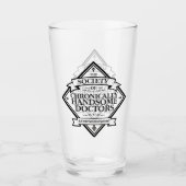 Society of Chronically Handsome Doctors - grappig Glas (Voorkant)