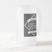 Society of Chronically Handsome Doctors - grappig Matglas Bierpul (Voorkant rechts)