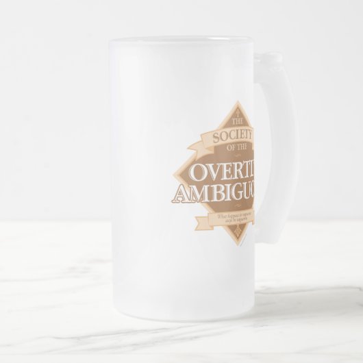 Society of The Overtly Ambiguous Matglas Bierpul (Voorkant rechts)