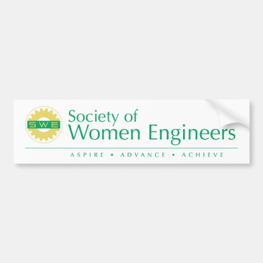 Society of Women Engineers Bumpersticker (kleur) (Voorkant)