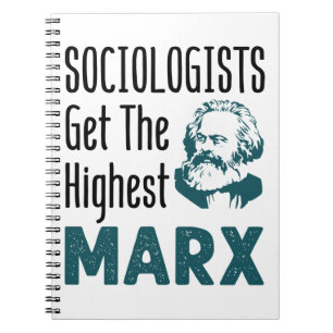 Sociologen krijgen de hoogste marxsociologie notitieboek