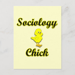 Sociologie Chick Briefkaart