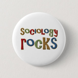 Sociologie Rocks Ronde Button 5,7 Cm