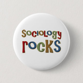 Sociologie Rocks Ronde Button 5,7 Cm