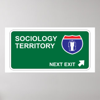 Sociologie Volgende uitgang Poster
