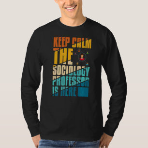 Socioloog hoogleraar onderwijs citeert leraar t-shirt