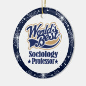 Socioloog professor Gift Ornament (Links)