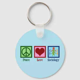 Socioloog professor socioloog sleutelhanger